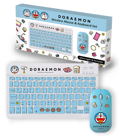Doraemon Wireless Keyboard & Mouse Set
