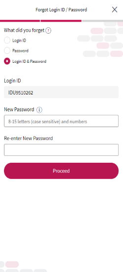Dah Sing Mobile Banking Forgot Login ID / Password Screencap