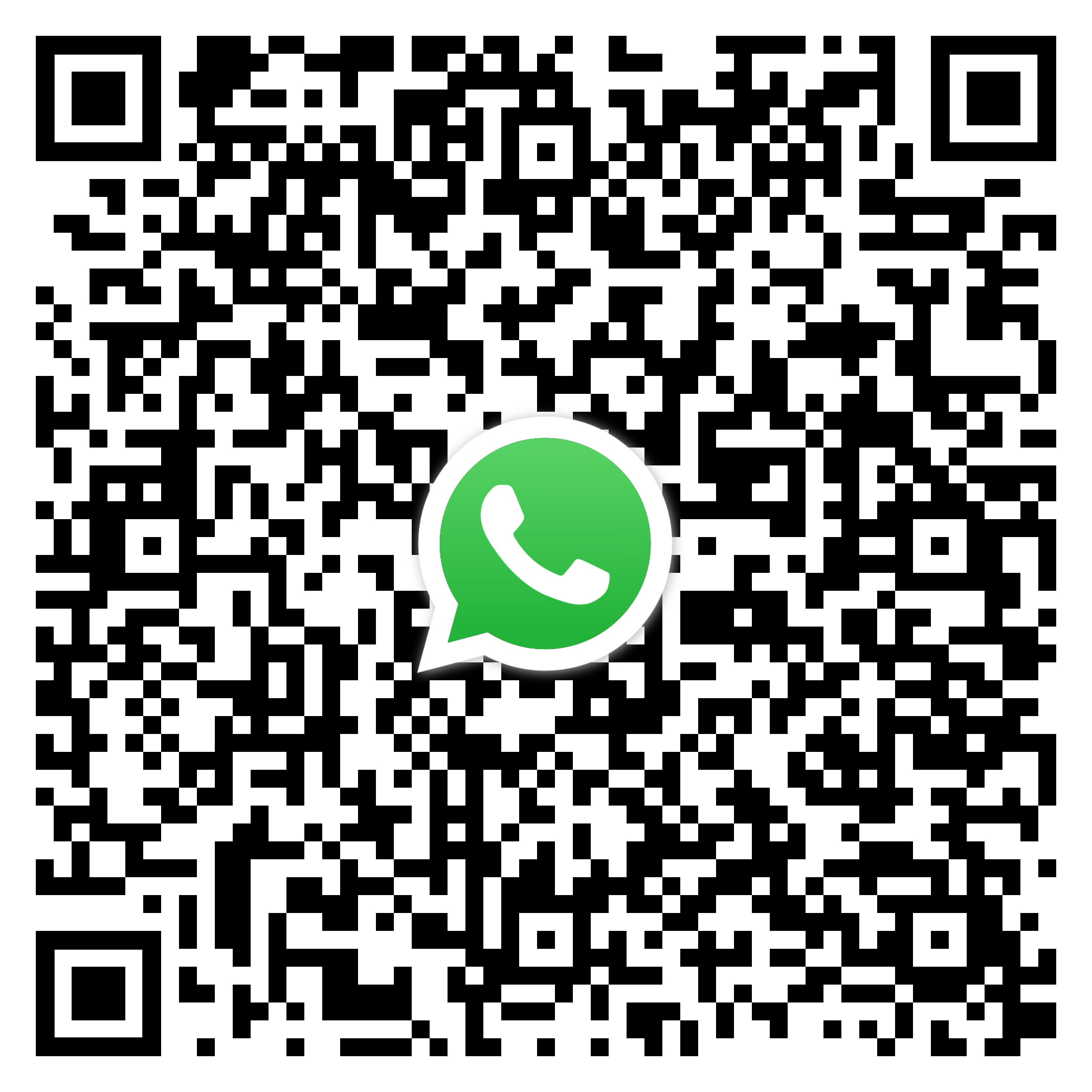 QR Code for WhatsApp us for call back